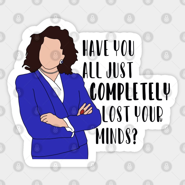 lost your minds Sticker by aluap1006